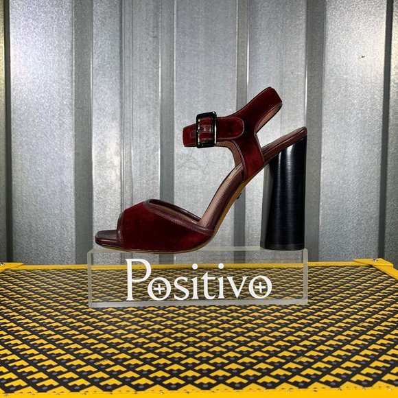 Bally Shoes - Bally Sophi Red Silk Fabric Heels US 6
